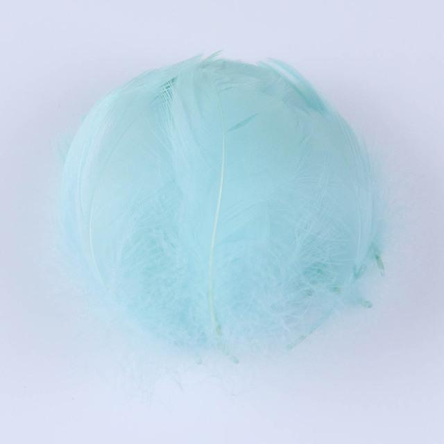 Натуральное гусиное перо 5-8 см, белый шлейф для изготовления ювелирных изделий, серег, свадебных украшений, перья для завязывания мух, 100 шт.