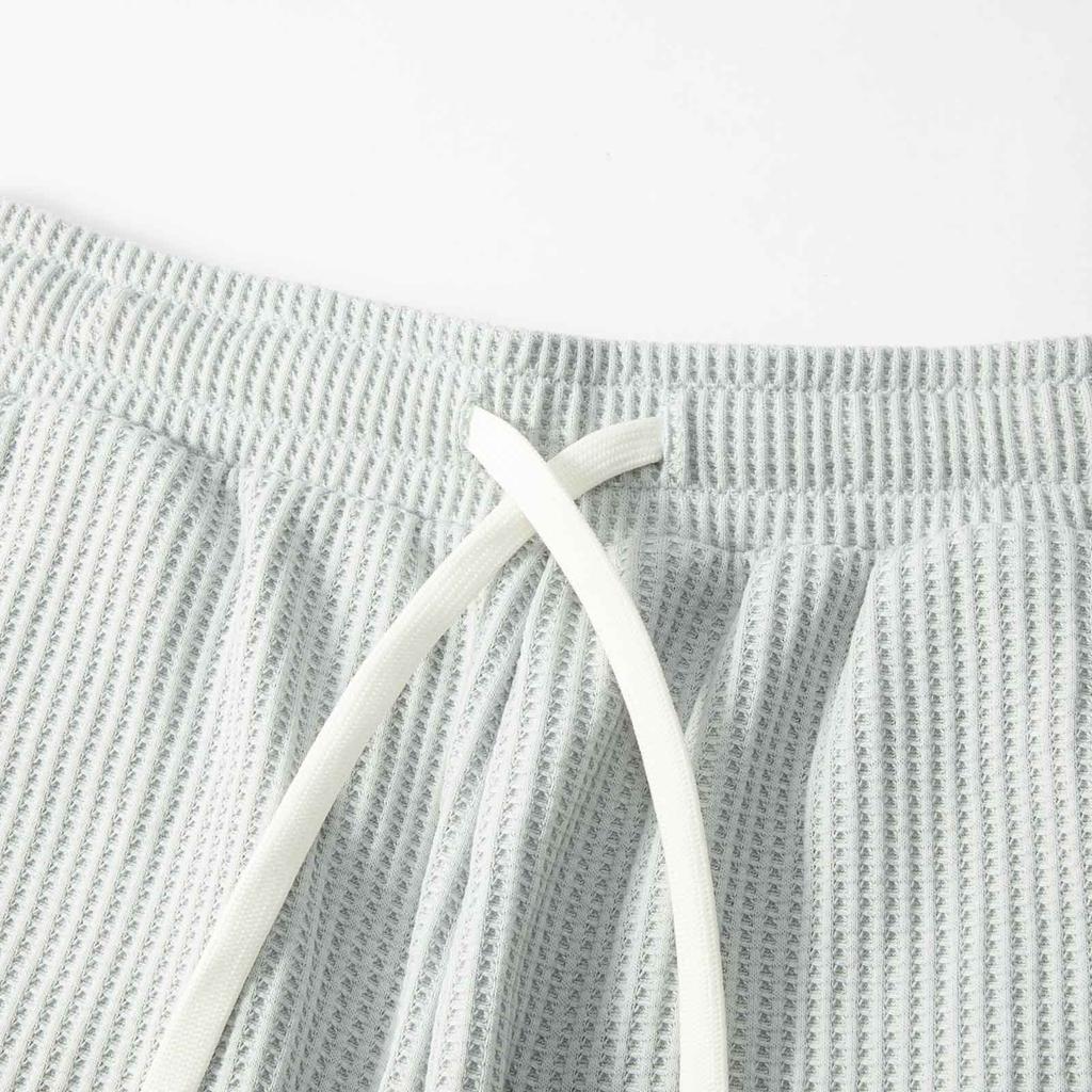 Puma Персональный 3D логотип бренда вафельные мягкие удобные повседневные шорты унисекс шорты светло-серые 628452-10