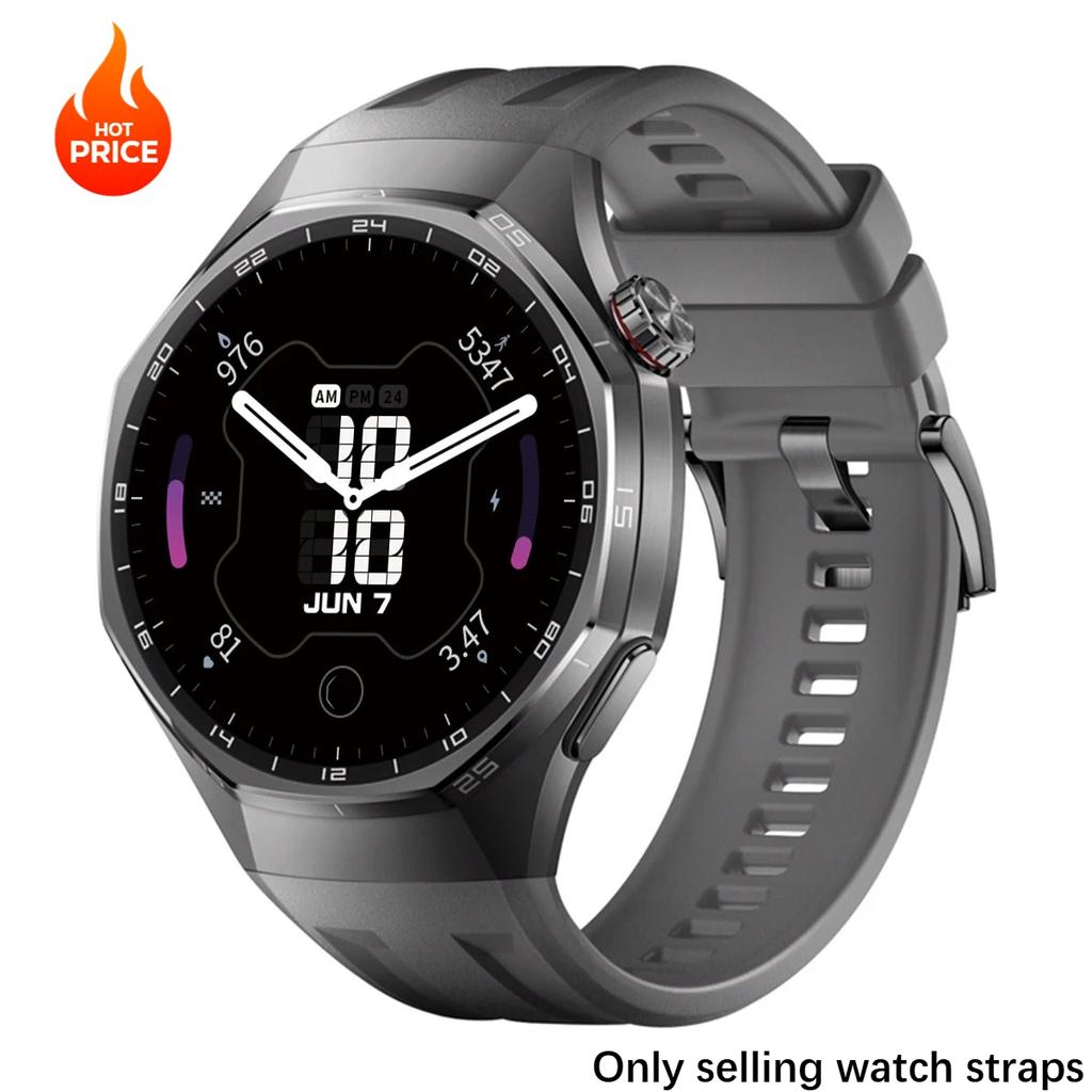 Силиконовый ремешок без зазоров для Huawei Watch GT6 Pro 46 мм Официальный Мягкий Регулируемый Спортивный ремешок для GT6Pro 46 мм Ремешок с Быстросъемным креплением