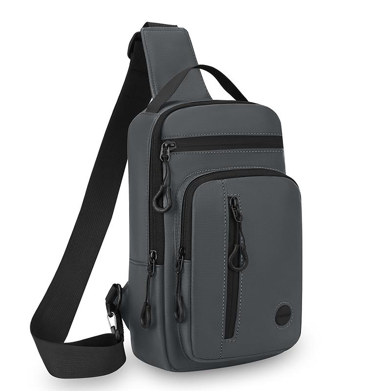 Унисекс Многофункциональная сумка через плечо - Водостойкий нейлоновый слинг на грудь с организационными карманами