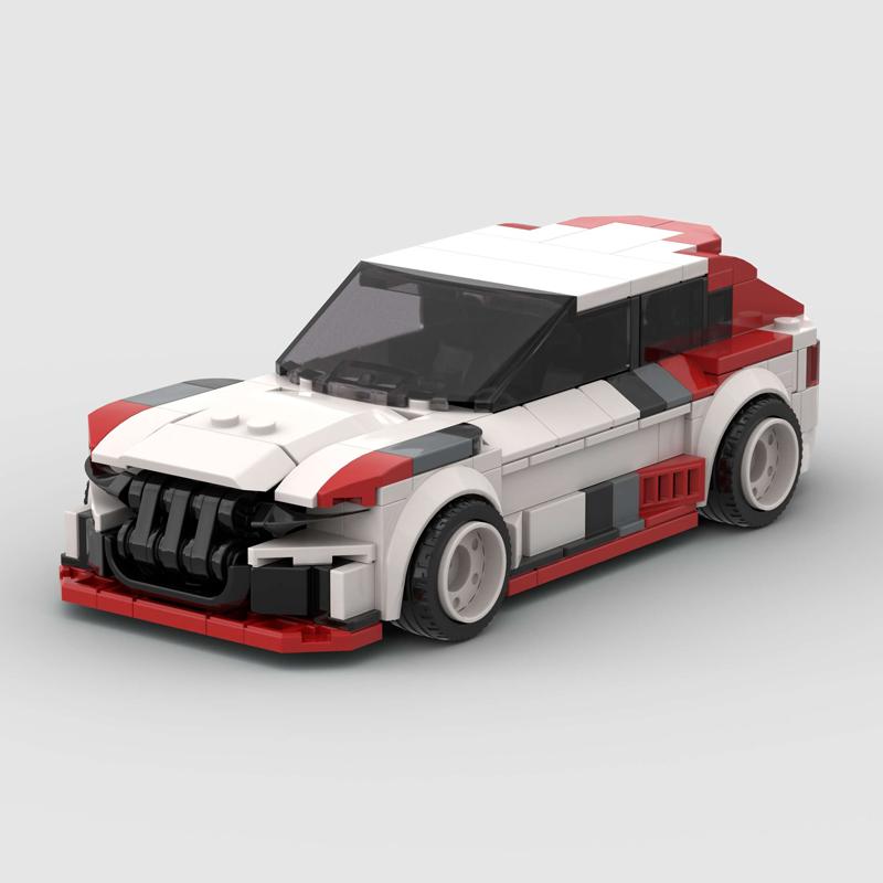 MOC Speed RS6 GT Городской Гоночный Автомобиль Спортивные Строительные Блоки Кирпичики Креативный Гараж Суперкар Гонщики Транспортные Средства Наборы Игрушки Подарок
