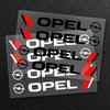 VKXG1 4Pcs Car Styling Car Door Handle Decals Design Stickers Vinyls Decals For Opel Opc Astra K Vivaro Corsa Zafira Insignia Mokka