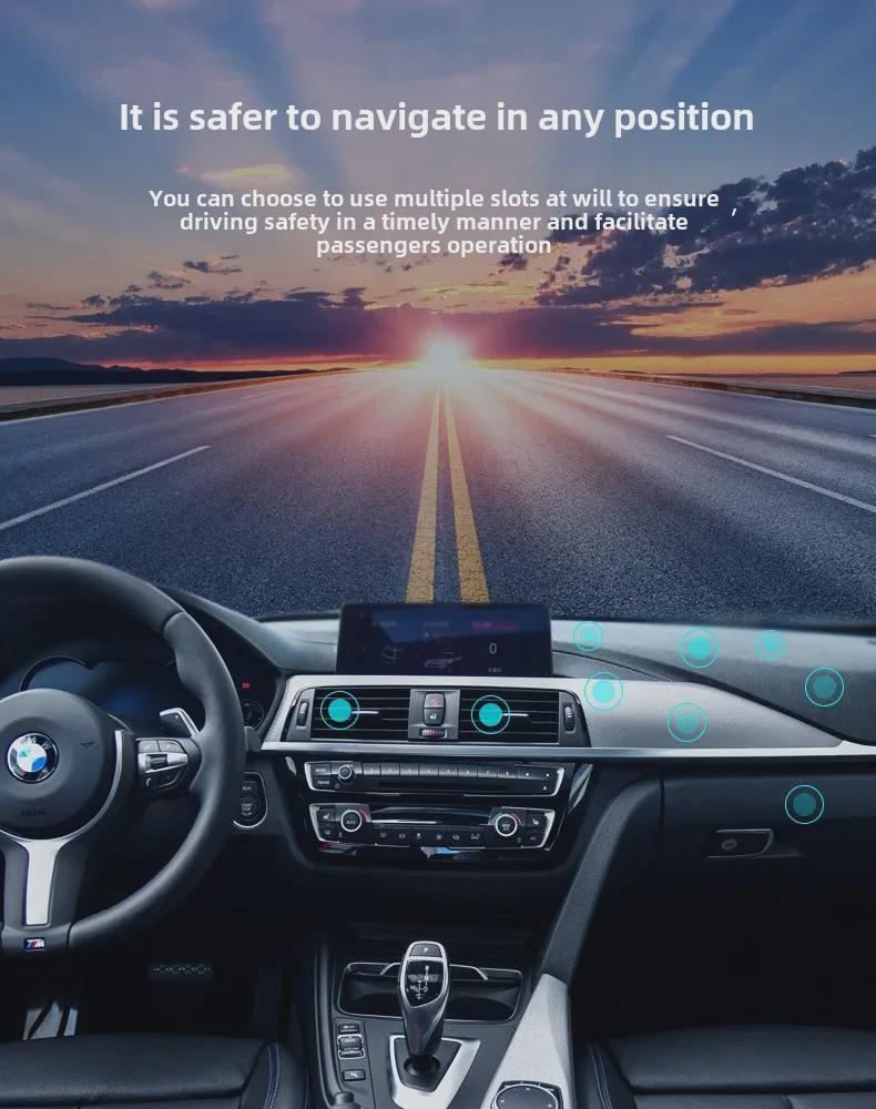 Магнитное беспроводное автомобильное зарядное устройство FJF 15 Вт для iPhone 13