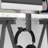 Cast-Iron Desk Hanger with Clamp Multi-Use Desktop Hanging