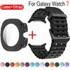 Защитное стекло + Ремешок для Samsung Galaxy Watch Ultra 47 мм Силиконовый ремешок для Galaxy Watch Ultra 47 мм Защитный чехол для ремешка
