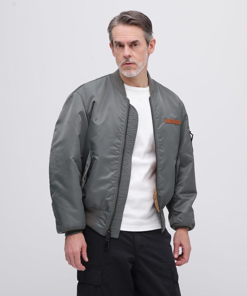 50-летний юбилей SIGNATURE БОЛЬШОЙ ЛОГОТИП Signature Большой Логотип M 401 Шалфей [Avirex] MA-1 MA-1 Мужской 783-5952019