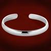 Valentines Gift Wedding Luxury Design Adjustable Open Mouth Bracelet Silver Bangle Fashion Jewelry