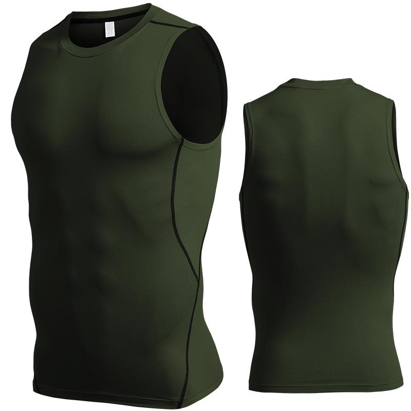 Men's Quick-Dry Silk Grid Sports Vest: Spring/Summer Base Layer for Training, Running, and Basketball