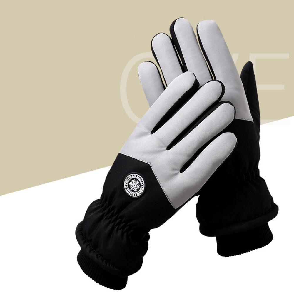 Winter Warm Outdoor Sports Mittens Windproof Cycling Gloves Portable Touchscreen Ski Gloves