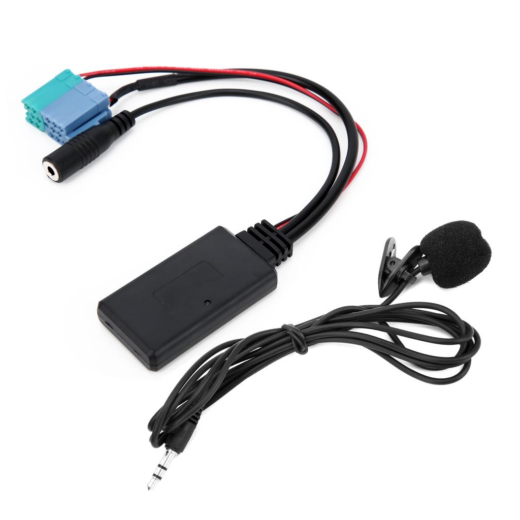 Microphone Adapter Auxiliary Audio Cable Bluetooth 5.0 DC 12V Replacement for Fiat Grande Punto