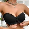 High Quality Women Strapless Underwear Sexy Front Buckle Push Up Bra Seamless Invisible Bralette One-piece Party Slip-proof Bras