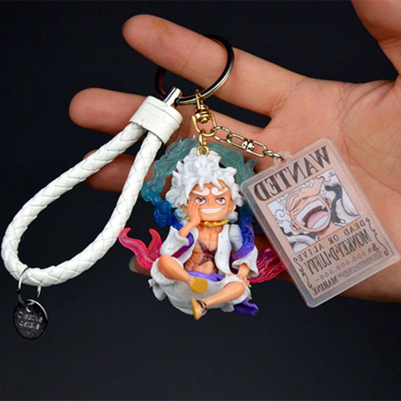 Аниме One Piece Gear 5 Фигурка Луффи Подвеска Брелок Кукла Подвеска Игрушка Украшение Подарок Красивый Дизайн Прочный