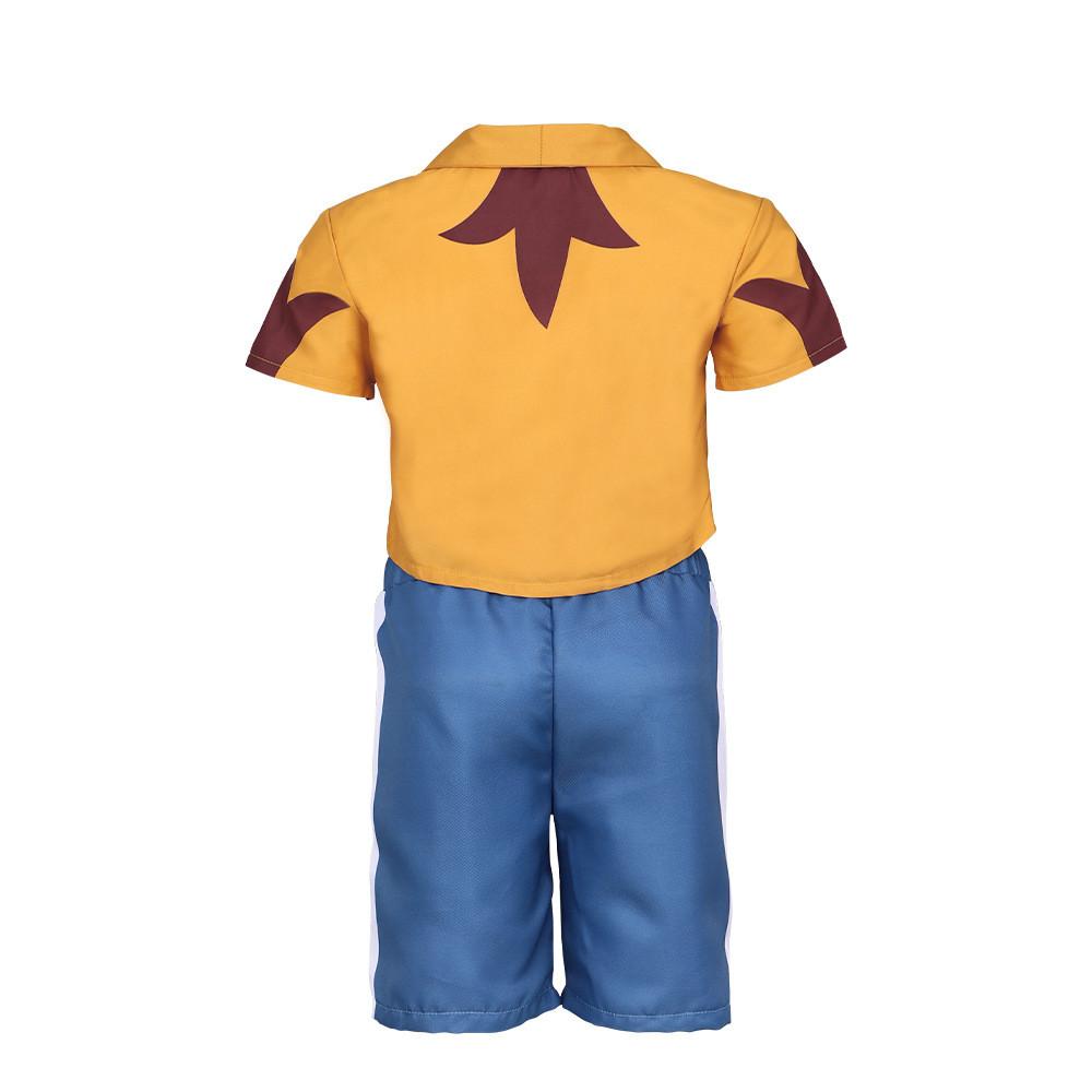 Onepiece Children Lilostitch Cosplay Cartoon Printed Stage Performance Costume