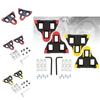 Bicycle Road Cleat Set With Abs Material For Cycling Shoes And Pedal Locking System