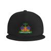 Haiti Coat of Arms Baseball Cap Hard Hat Birthday Big Size Hat Cap Female Unisex's