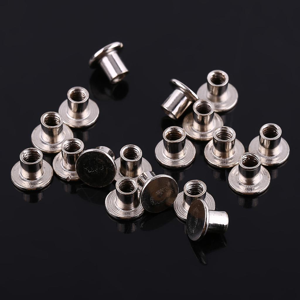 200PCS  Binding Chicago Screws Nail Rivets,    , High Hardness,   for Album, Book Binding Craft