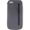 R250 Waterproof Smart Ride Pouch Super DX3 Double Coin Purse Gray Full-Open