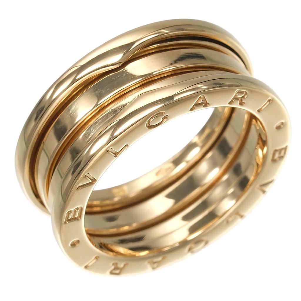 BVLGARI B.ZERO1 3 bands Ring Be zero one K18 yellow gold #6.6(US Size) 9.25g Women Used
