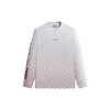Kith X Columbia Collaboration SS24 Letter Print Crewneck Comfortable Casual Long Sleeve Sweatshirt Unisex Sweatshirt White Pink 2104121-678