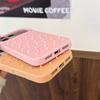 Милый Чехол с Рожками Дьявола и Точечной Текстурой из Силикона для iPhone 12 13 14 15 16 17 Pro Max INS Ударопрочный Защитный Чехол для Девочек