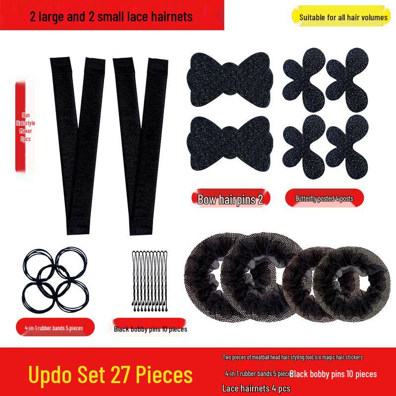 Детская сетка-снуд для волос для танцев по уровням - Аксессуар для пучка для девочки