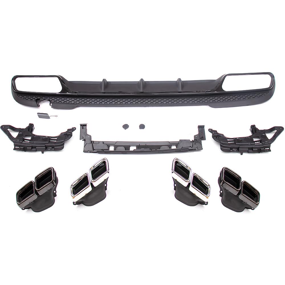 Mercedes-Benz E-Class (2014-2016) W212 Sport Exhaust Tips, E300 E63 Tailpipes Upgrade.