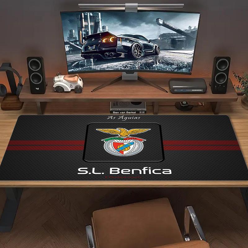 SL Benfica Print  Cushion Non-slip Laptop Tablet Big Mousepad XXL Mat Mini PC Playmat With Lock edge