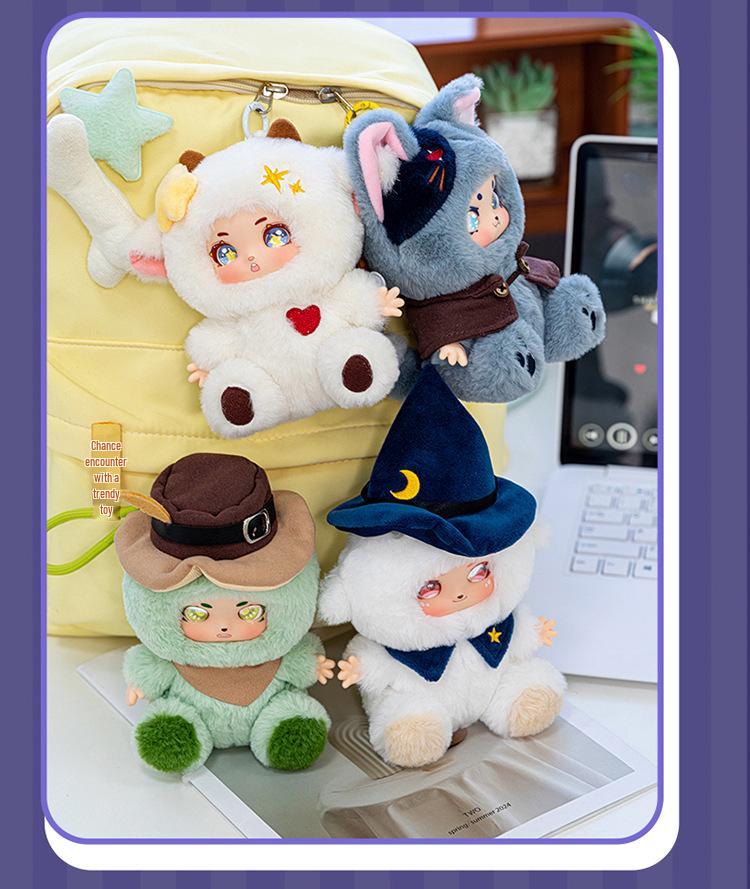 Милая виниловая кукла-подвеска из серии «Оборотень» - модный подарок для девочек