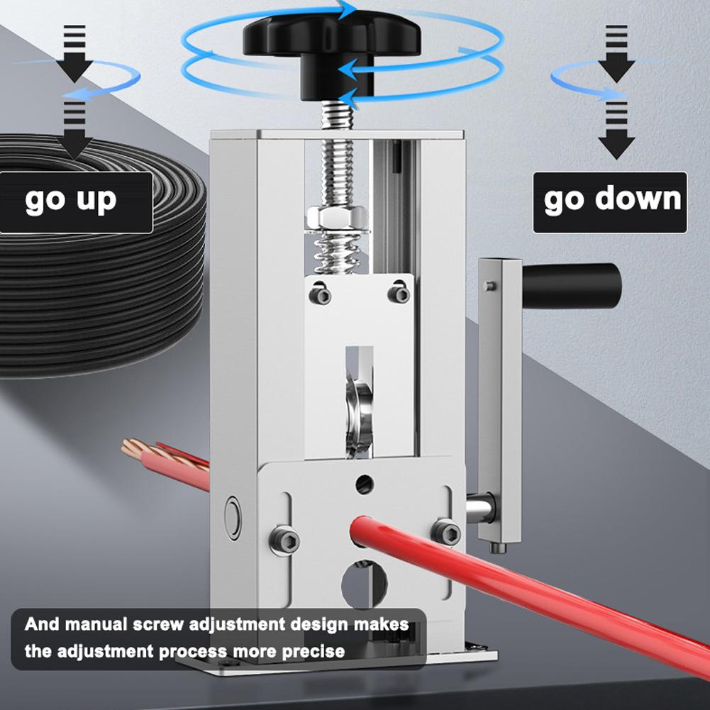 Бытовой инструмент для зачистки проводов, ручной инструмент для зачистки проводов, 1-25 мм, электрический зачистной станок для кабеля, ручная рукоятка, использование с ручной электрической дрелью