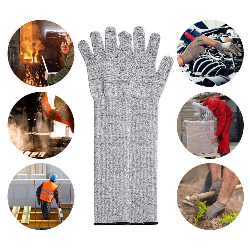 5 Anti-puncture Cut-Resistant Anti Cut Gloves HPPE Cut Resistan Skin-friendly Arm Protection Sleeve