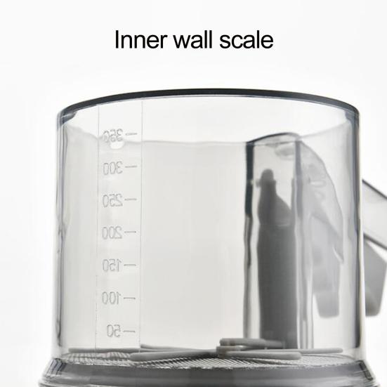 Просеиватель для муки, прозрачные весы, кухонные принадлежности, мелкая сетка, ручной фильтр для муки, кухонное сито, отличное просеивание, мелкая сетка