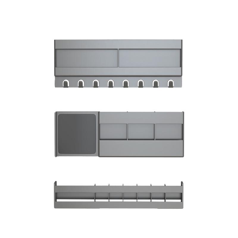 Настенный зеркальный шкафчик для ванной комнаты с хранением без сверления для косметики и туалетных принадлежностей