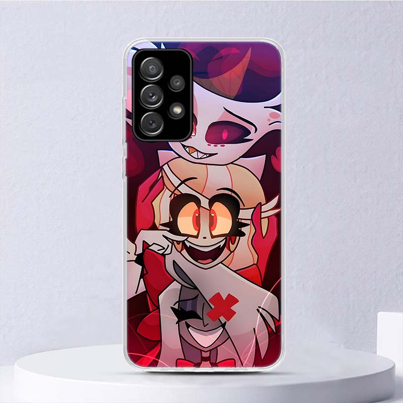H-Hazbin H-Hotel Ангел Пыль Мягкий Чехол Для Samsung Galaxy A52 A42 A32 A22 A12 A02S Чехол Для Телефона A50 A51 A70 A71 A41 A31 A21S A40 A