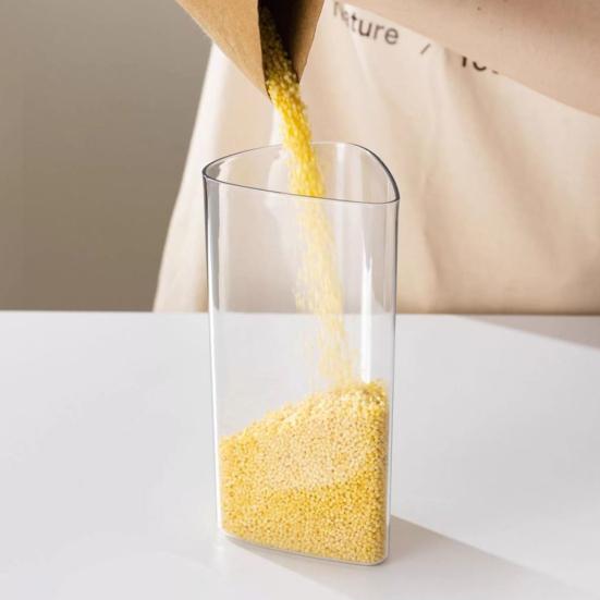 Вращающийся на 360 градусов диспенсер для круп, контейнер для хранения сухих продуктов с крышками, диспенсер для хлопьев с 6 герметичными контейнерами для риса, муки, овсянки, для кладовой, столешницы