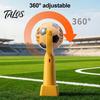 Talos Soccer Neck Fan, Portable Mini Handheld Fan with Lanyard, Football Shape Cooling for Outdoor Sports, Gift
