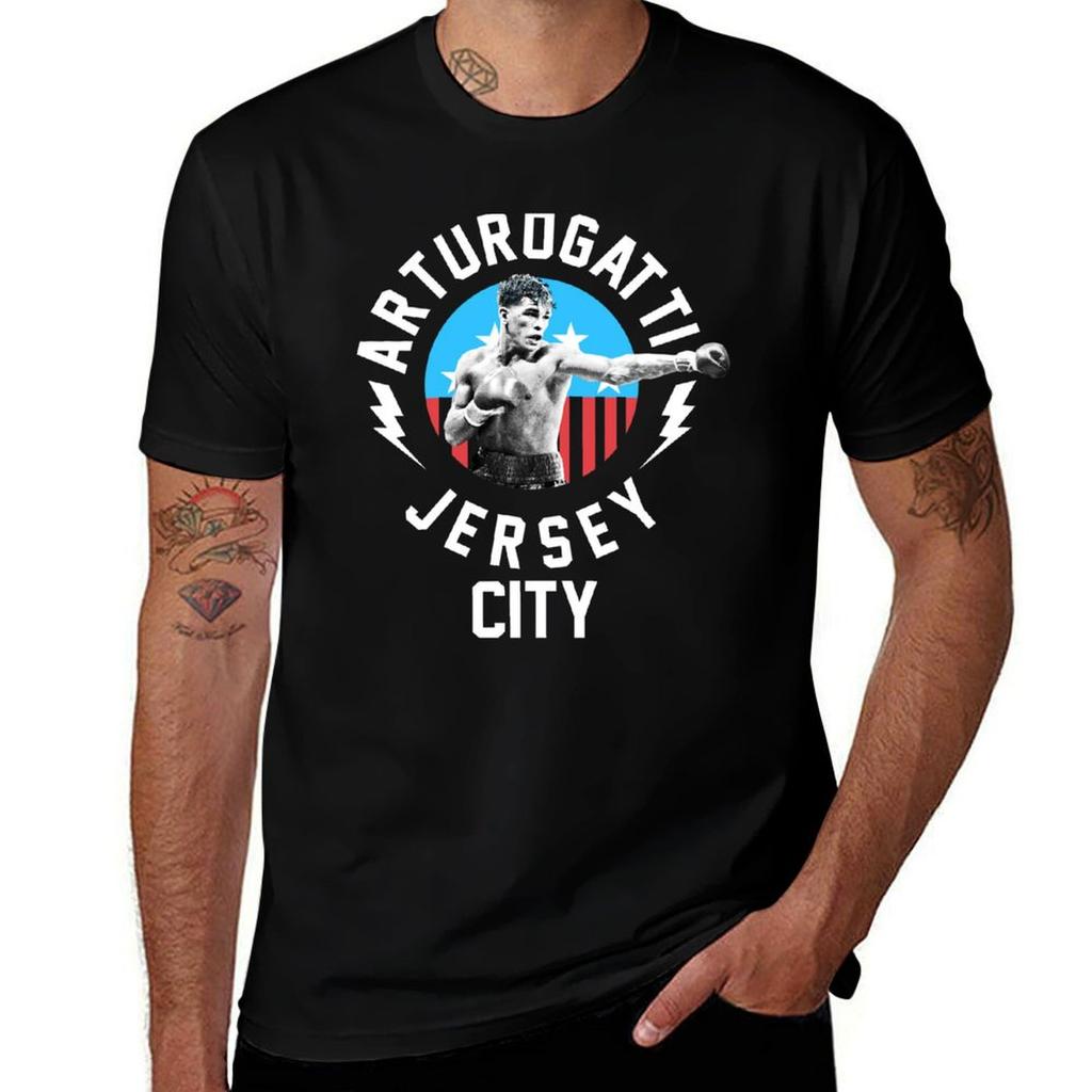 Arturo Gatti Jersey City Tshirt Basic Simple Design Short Sleeve Shirt
