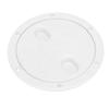6in Deck Plate Inspection Hatch Cover Round White NonSlip AntiAging AntiCorrosion UV Resistant