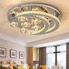 Modern Chandelier Ceiling Lamp K9 Luxury Crystal Led Living Dining Room Decor Pendant Light RC Dimmable Luminaire Home Fixture