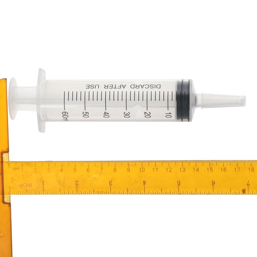 60 мл Большая емкость 20 мл Шприц для кормления Медицинский насос для кормления Измерение