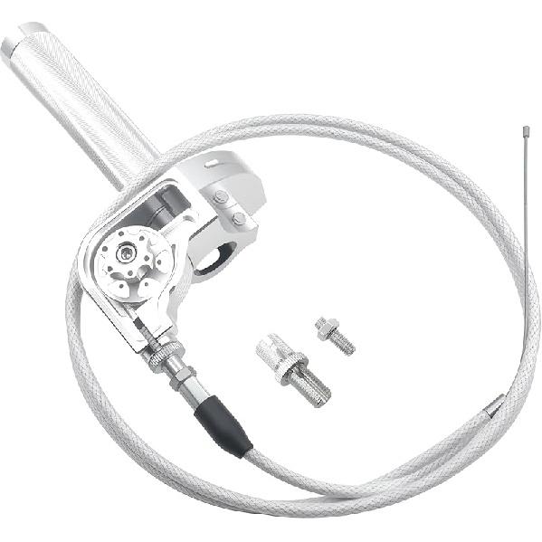 Motorcycle Throttle Grip 7/8" 22Mm CNC Aluminum Quick Twister With Throttle Cable For KLX CR CRF EXC XR CRF50 CRF230 50 110 125 230 250 Dirt Pit Bike