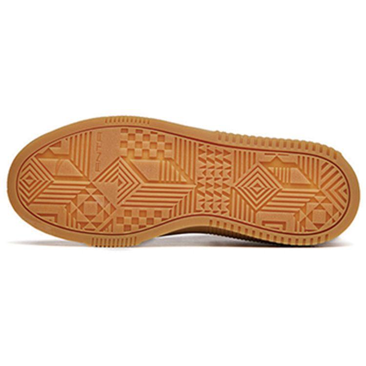 Anta Легкие низкие кроссовки для скейтбординга, мужские кроссовки, молочно-коричневые 112148073-2