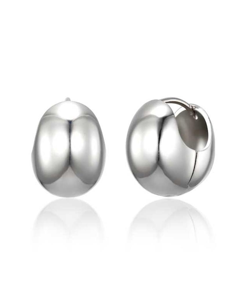 Geigerjewelry Серьги-гвоздики с мотивом капли Gisvee141 (Булавка из серебра 925 пробы)