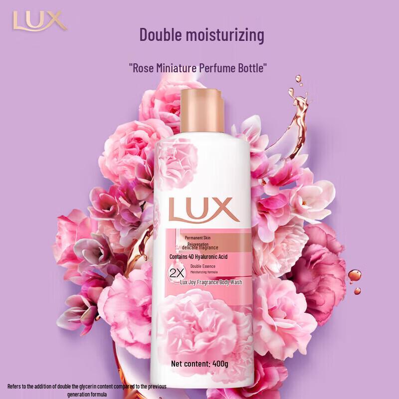 LUX Rose Scented Moisturizing Shower Gel