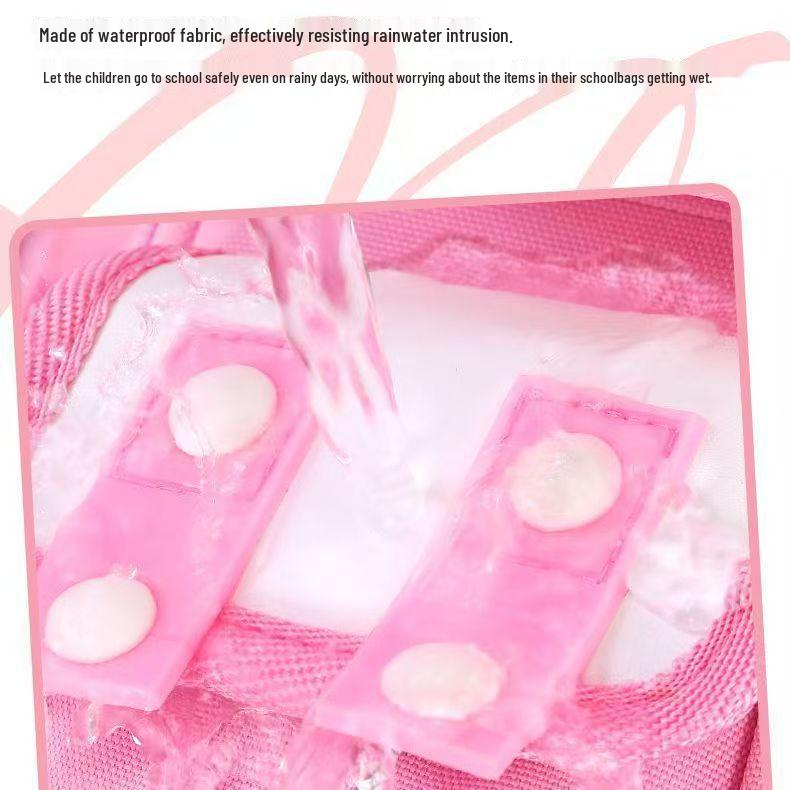 Kuromi Spine Protection Backpack for Grades 3-6 Girls