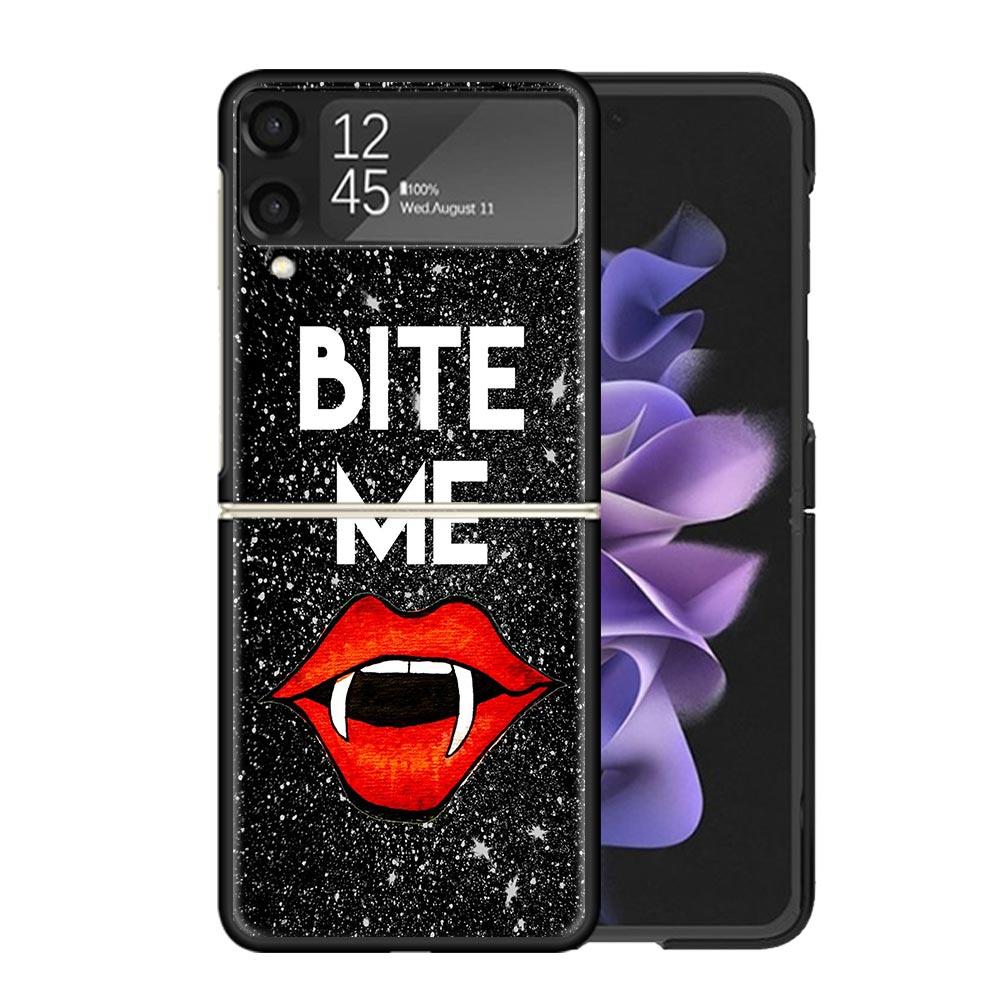 Чехол для телефона The Vampire Diaries Сальваторе Прозрачный для Samsung Z Flip 7 6 5 4 3 Galaxy ZFlip7 ZFlip6 ZFlip5 ZFlip4 ZFlip3 5G Печать C