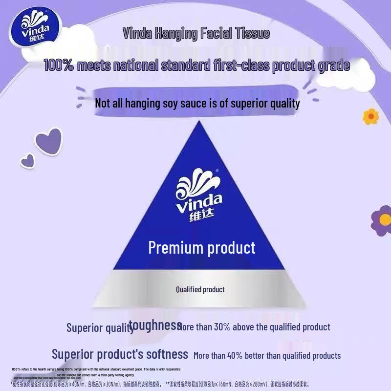 Vinda Hanging Tissue & Sanitary Pads Bundle