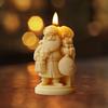Santa Claus Handheld Gift Box Gift Bag Candle Silicone Mold Christmas Gift Santa Claus Resin Mould Gypsum Molds Christmas Decor
