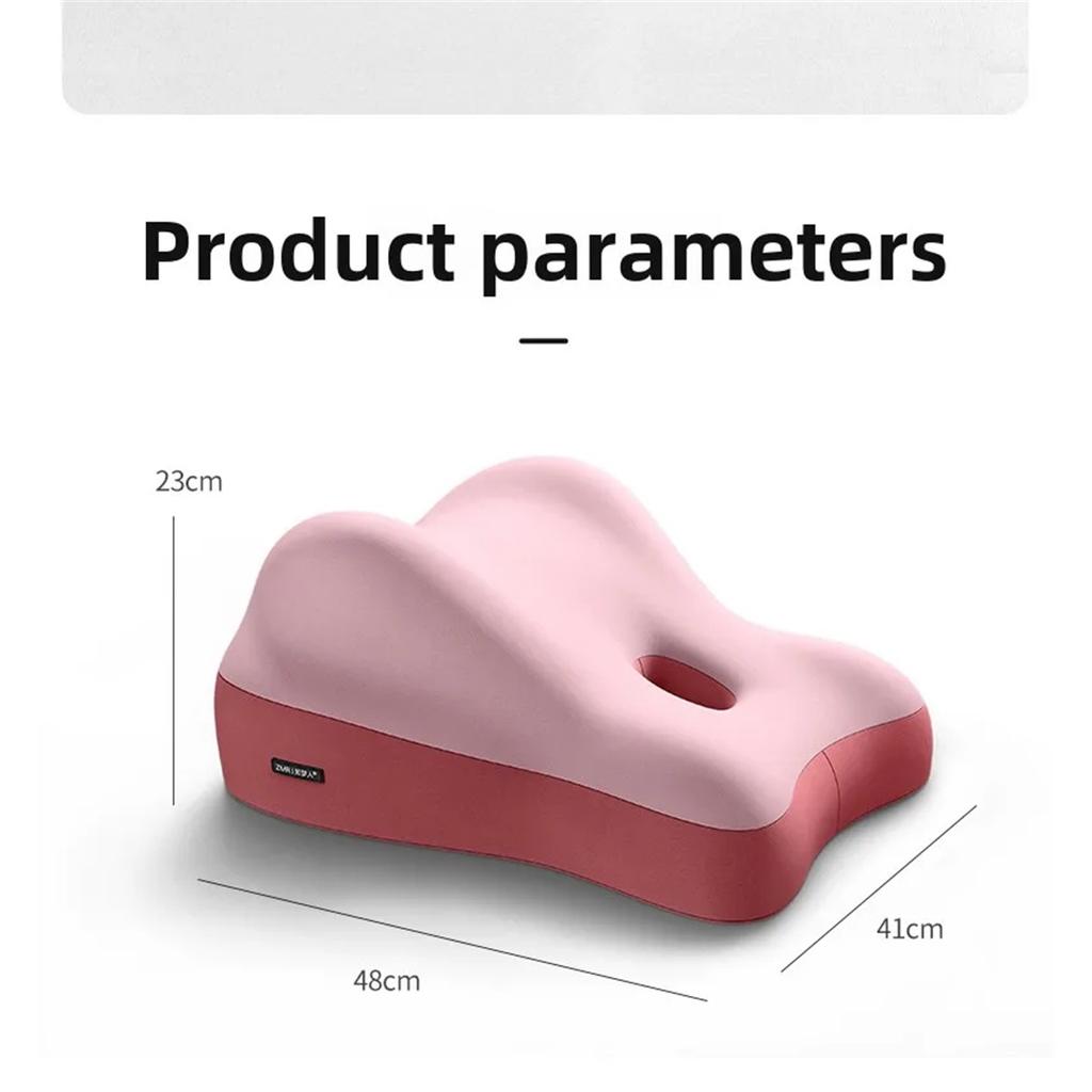 Подушка для поясницы из пены с эффектом памяти для офисного кресла, сиденья автомобиля, кровати, подушка для поддержки спины, студенческое общежитие, удобная, дышащая, для осанки