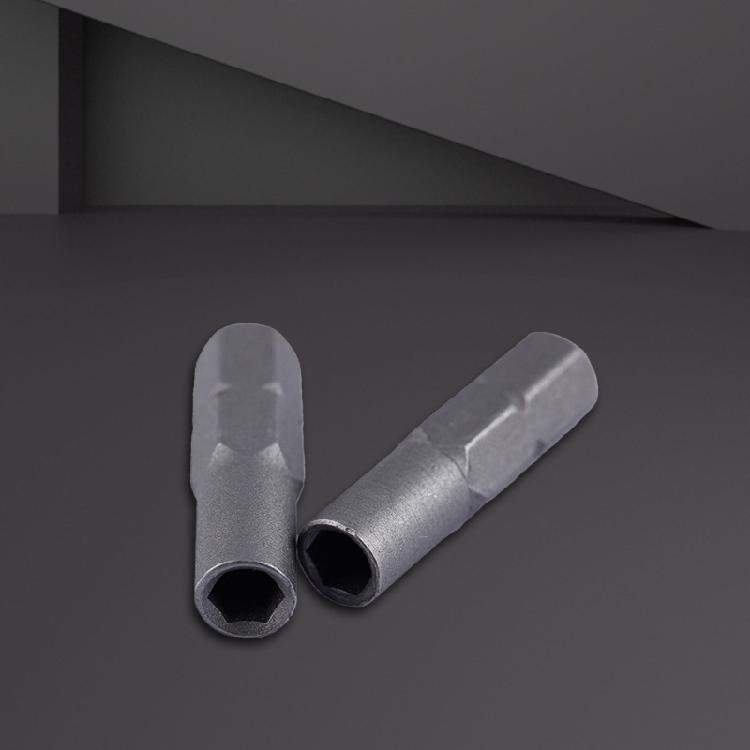 2 шт. 6,35 мм 1/4" Адаптер для вставки биты на шестигранный хвостовик 4 мм, Адаптеры-держатели-переходники для торцевых головок для электроотвертки