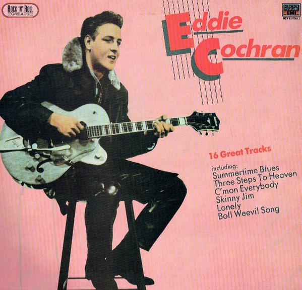 Виниловая пластинка EDDIE COCHRAN 16 Great Tracks MFP4157481 MUSIC FOR PLEAS 1986 UK Рок Б/у
